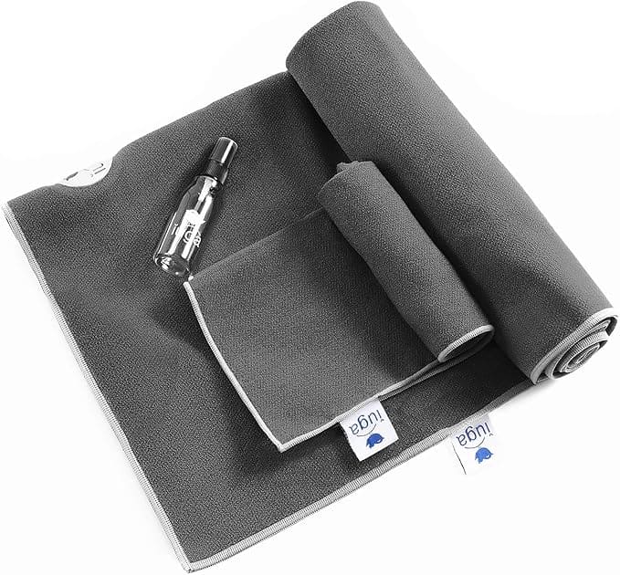 Yoga Towel for Hot Yoga and Non Slip Extra Thick Yoga Mat Towel