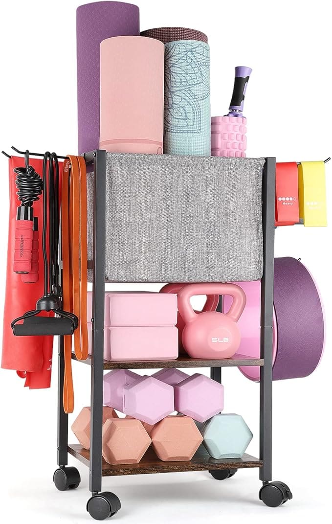 Yoga Equipment Rack